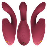 Duo 2 Rabbit — Pleasure Air Clítoris & Punto G Burdeos · WOMANIZER · Duo 2