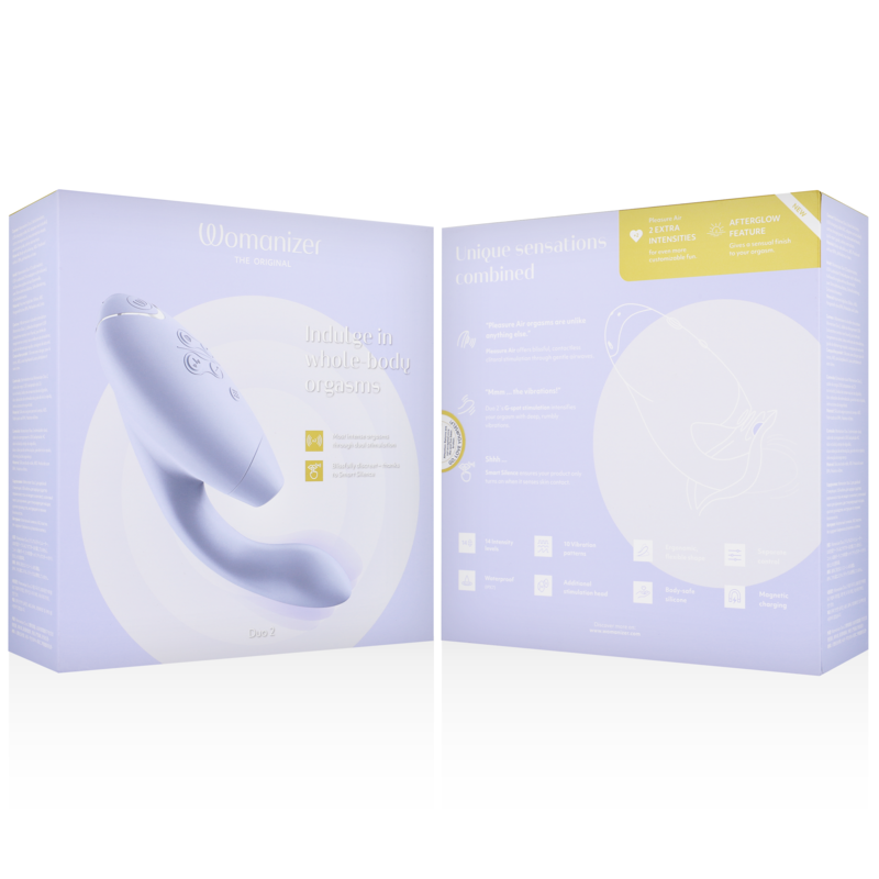 Duo 2 Rabbit — Pleasure Air Clítoris & Punto G Lila · WOMANIZER · Duo 2