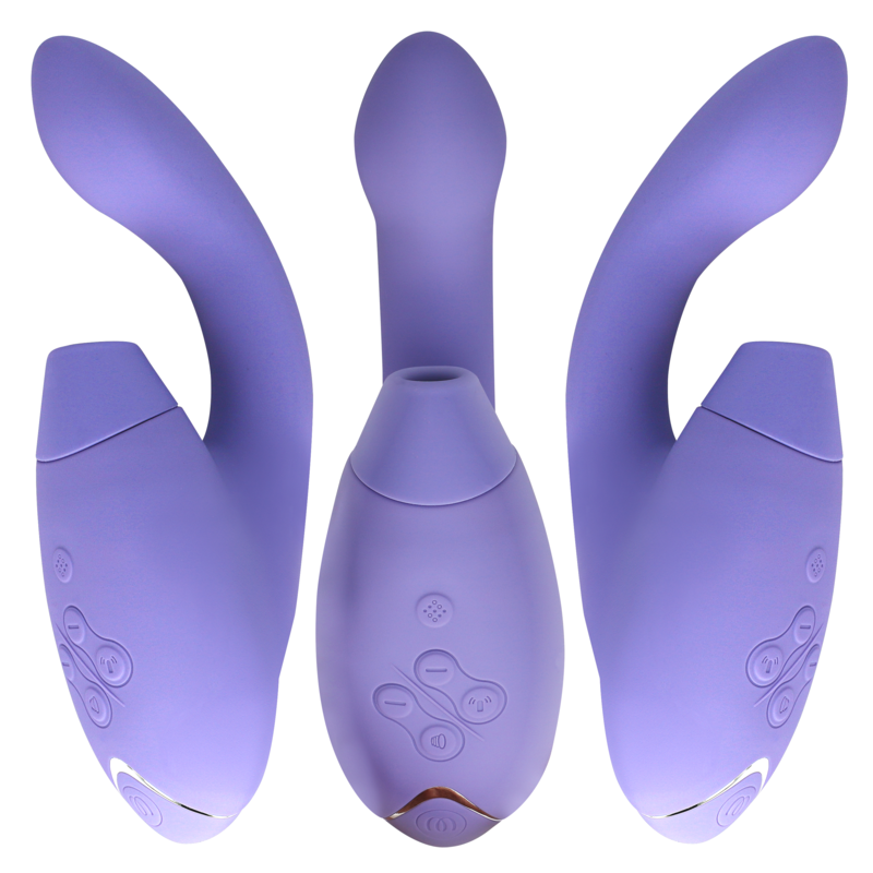 Duo 2 Rabbit — Pleasure Air Clítoris & Punto G Lila · WOMANIZER · Duo 2