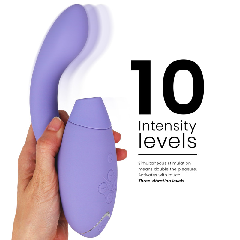 Duo 2 Rabbit — Pleasure Air Clítoris & Punto G Lila · WOMANIZER · Duo 2
