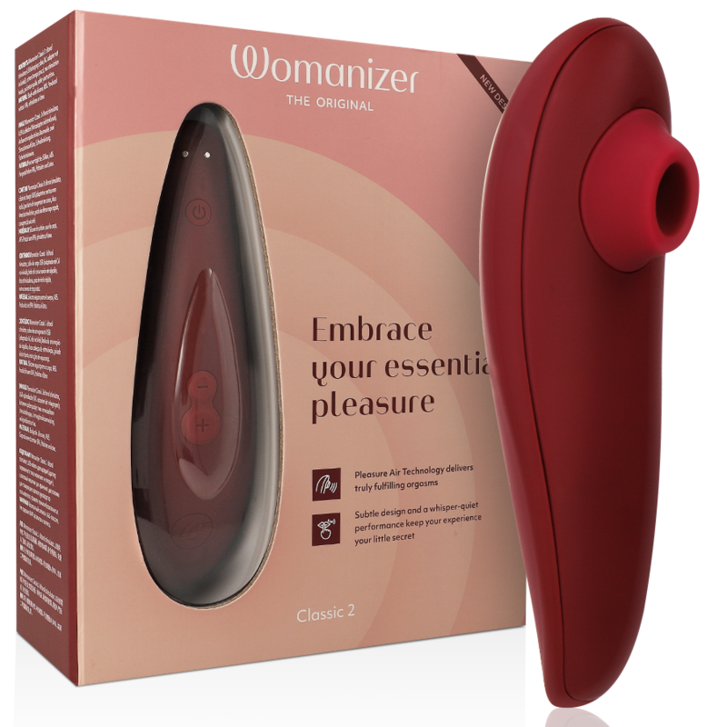 Classic 2 — Pleasure Air Original Sin Contacto Burdeos · WOMANIZER · Classic 2