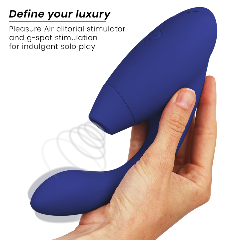 Duo 2 Rabbit — Pleasure Air Clítoris & Punto G Azul · WOMANIZER · Duo 2