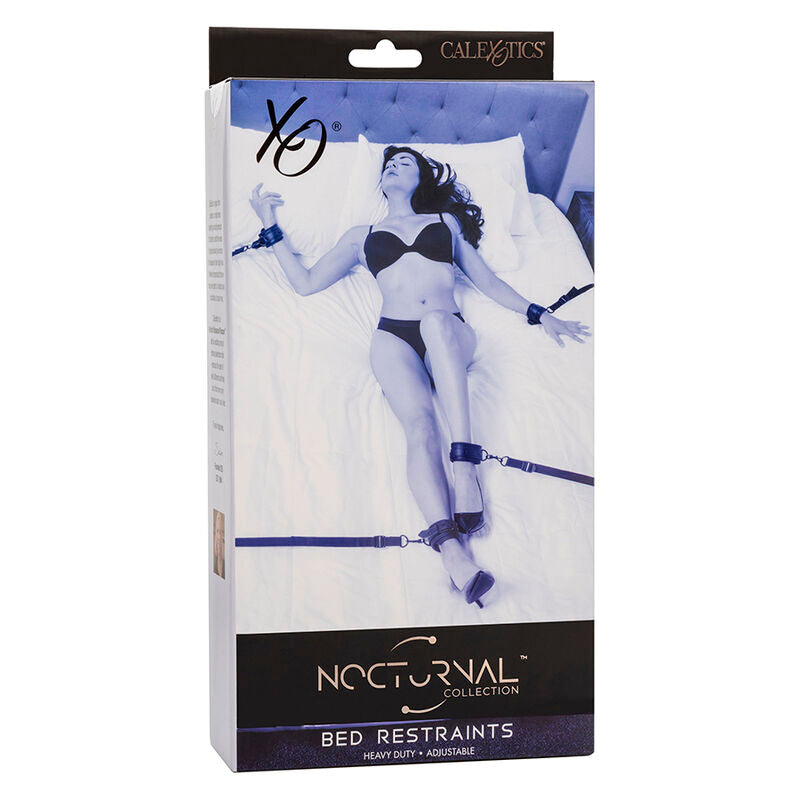 Rendición Nocturna — Restricciones de Cama de Cuero Ajustable, CalExotics