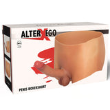 HIDDEN DESIRE - ALTER EGO BÓXER CON PENE 18 CM NATURAL TALLA S/M