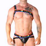 MACHO - ARNÉS ROMANO BLANCO S/M