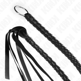 KINK - LÁTIGO DE SERPIENTE CON ANILLO DE MANO NEGRO 65 CM