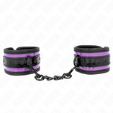 KINK - MUÑEQUERAS NEOPRENO LILA AJUSTABLE 21-28 CM X 5 CM