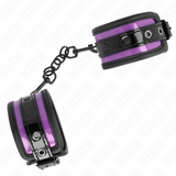 KINK - MUÑEQUERAS NEOPRENO LILA AJUSTABLE 21-28 CM X 5 CM