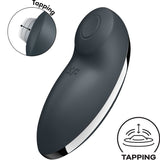 Tap & Climax 2 — Vibración + Golpeteo Clítoris Gris · SATISFYER · Tap & Climax 2