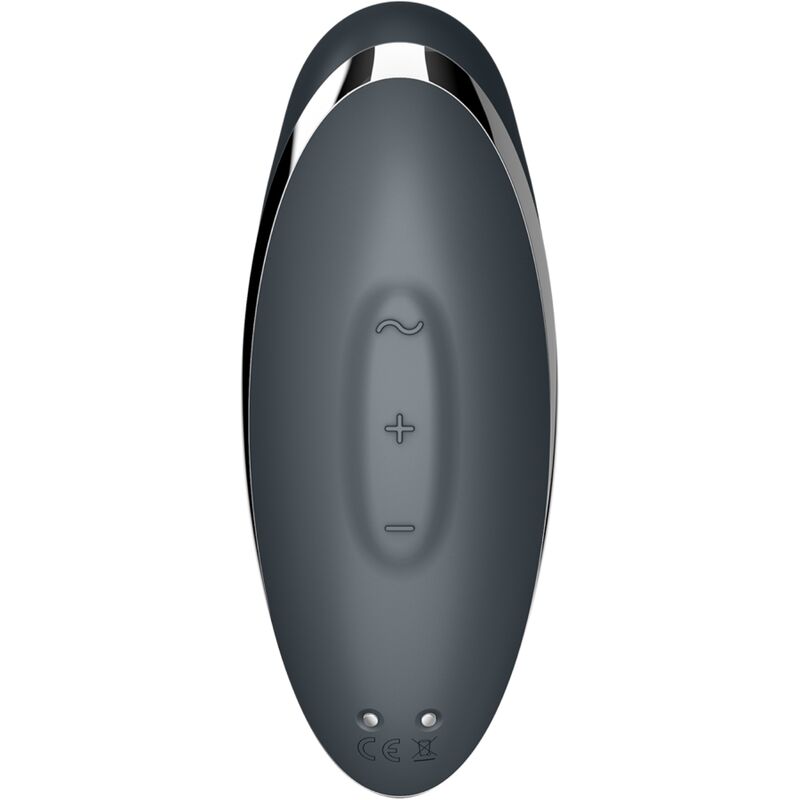 Tap & Climax 2 — Vibración + Golpeteo Clítoris Gris · SATISFYER · Tap & Climax 2