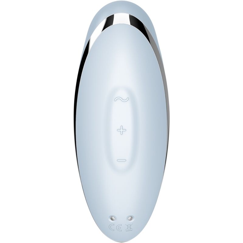 Tap & Climax 2 — Vibración + Golpeteo Clítoris Azul · SATISFYER · Tap & Climax 2