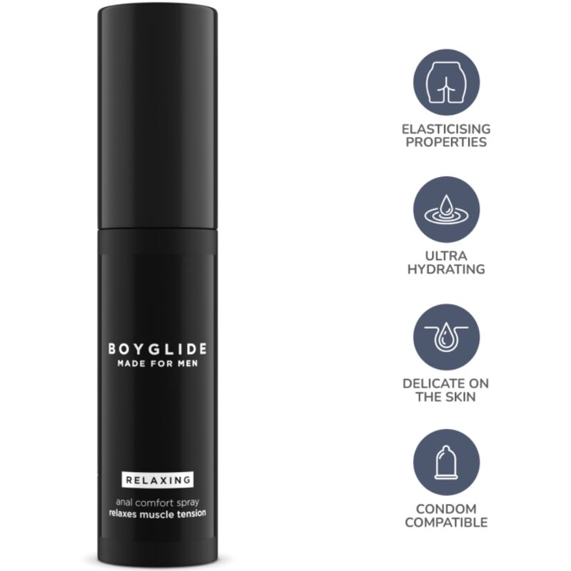 Boyglide Intimateline — Spray Anal Hidratante y Elastizante · 20 ml