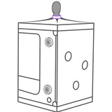 SECRET DOME - KINK CLUB CABINA SCANDALE MORADO
