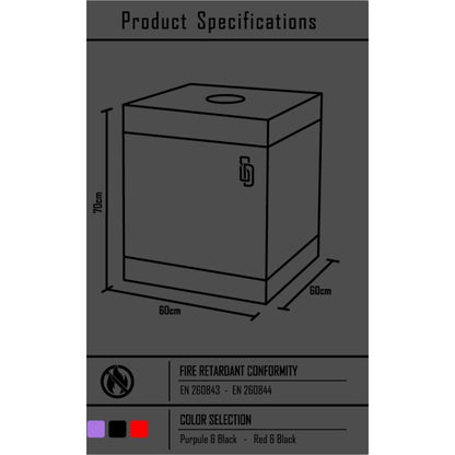 SECRET DOME - KINK CLUB CABINA BUKKAKE NEGRO & ROJO