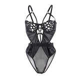 SUBBLIME - 954055 BODY SEXY DE ENCAJE NEGRO S/M