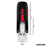 JAMYJOB - PHANTOM MASTURBADOR VAGINA AUTOMÁTICO 5 MODOS SUCCIONADOR Y EMPUJE