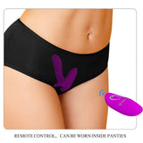 PRETTY LOVE - MASAJEADOR & VIBRADOR 12 VIBRACIONES CONTROL REMOTO MORADO