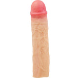 PRETTY LOVE - DEREK FUNDA PENE CON EXTENSIÓN DE 7.6 CM NATURAL