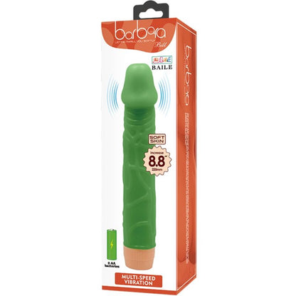 BAILE - BILL VIBRADOR REALÍSTICO 22.5 CM VERDE