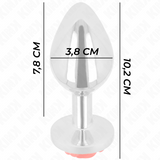 KINK - PLUG ANAL ROSA ROJA TALLA L