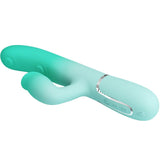 PRETTY LOVE - GIGI VIBRADOR RABBIT MULTIFUNCIÓN VERDE AGUA
