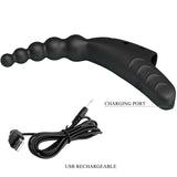 PRETTY LOVE - JORDIN VIBRADOR DE DEDO 10 VIBRACIONES NEGRO