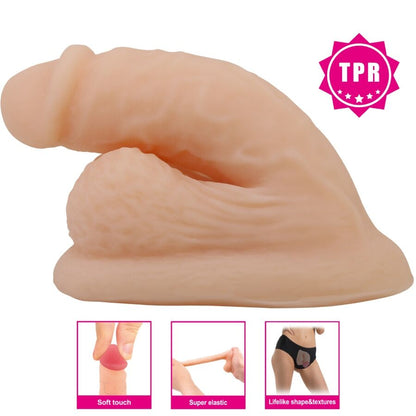 PRETTY LOVE - WILDON DILDO ULTRA REALÍSTICO Y ELÁSTICO 10 CM NATURAL