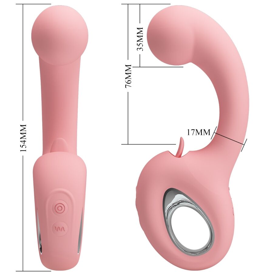 Sinfonía Rosa — Vibrador con Corona Clitórica