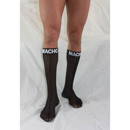 MACHO - CALCETINES FINOS NEGRO TALLA ÚNICA