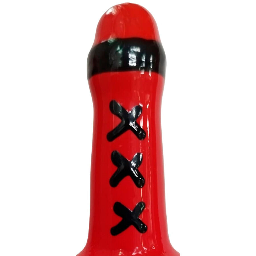 CONDOMERIE - PRESERVATIVO DECORATIVO PINTADO A MANO MSTERDAM ROJO