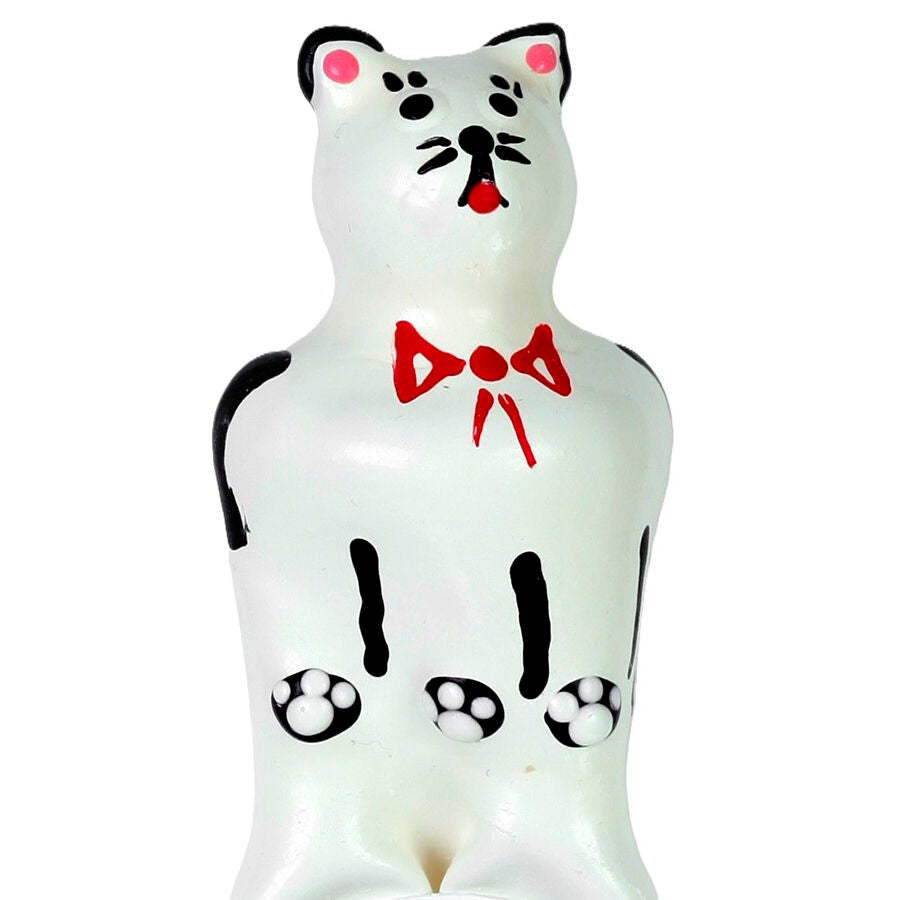 CONDOMERIE - PRESERVATIVO DECORATIVO PINTADO A MANO GATO MODELO XL