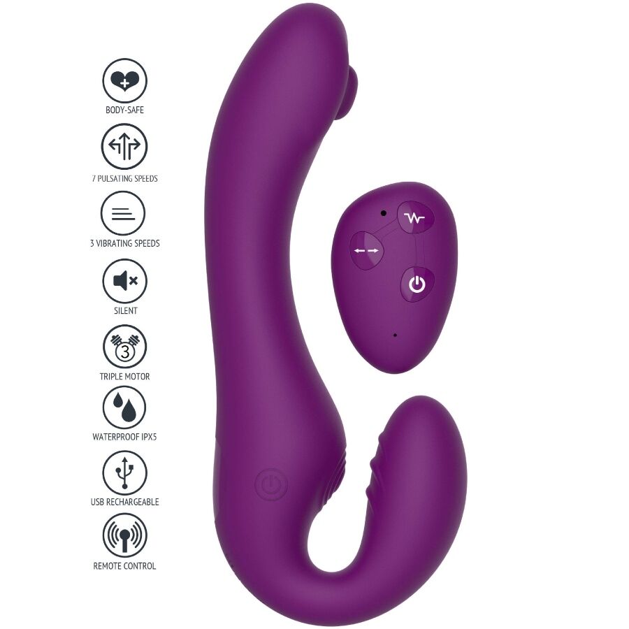 Arnés Sin Ataduras — Vibrador 2 en 1