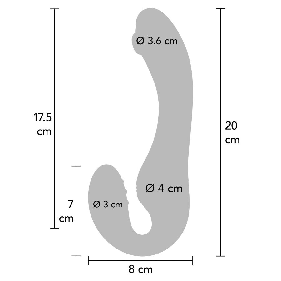 Arnés Sin Ataduras — Vibrador 2 en 1
