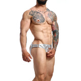 MOB - DNGEON JOCKSTRAP ANILLO PARA EL PENE PLATEADO TALLA ÚNICA