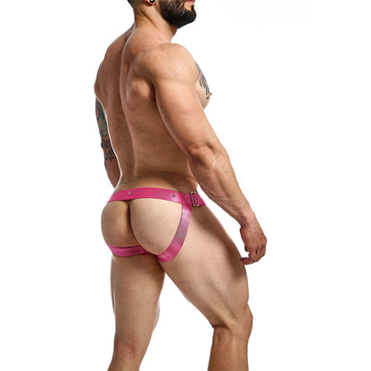 MOB - DNGEON JOCKSTRAP A PRESIÓN ROSA TALLA ÚNICA