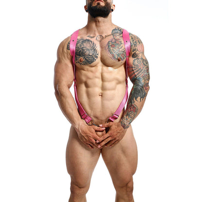 MOB - DNGEON ARNÉS DE ESPALDA CRUZADA ROSA TALLA ÚNICA