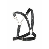 MOB - DNGEON ARNÉS PLATEADO CON CADENAS TALLA ÚNICA