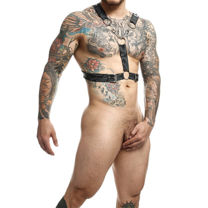 MOB - DNGEON ARNÉS PLATEADO CON CADENAS TALLA ÚNICA