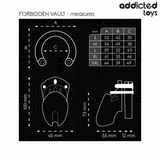 ADDICTED TOYS LOCKED - FORBIDDEN VAULT JAULA PARA PENE 10 CM