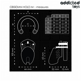 ADDICTED TOYS LOCKED - OBSIDIAN HOLD JAULA PARA PENE TALLA M