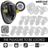 ADDICTED TOYS LOCKED - KEYLESS RESTRAINT JAULA PARA PENE 11,5 CM