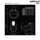 ADDICTED TOYS LOCKED - SILENT KEEP JAULA PARA PENE 7,5 CM