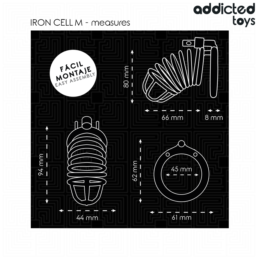 Iron Cell — Jaula para Pene de Metal