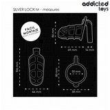 Silver Lock — Jaula para Pene de Metal
