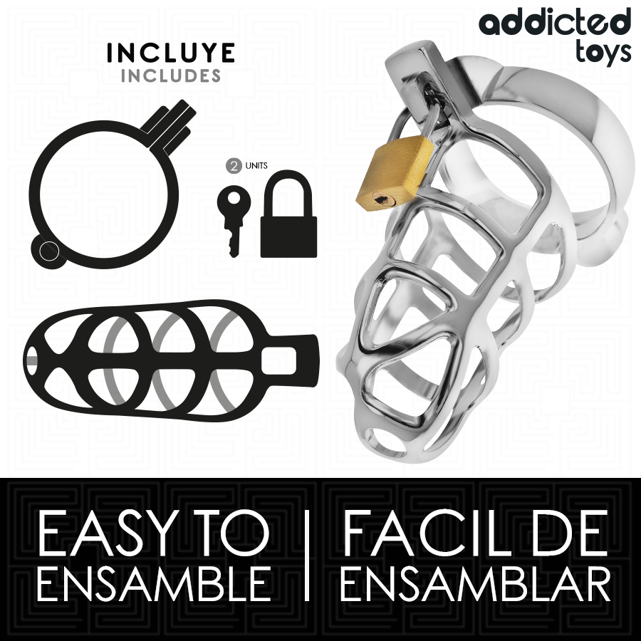 Silver Lock — Jaula para Pene de Metal