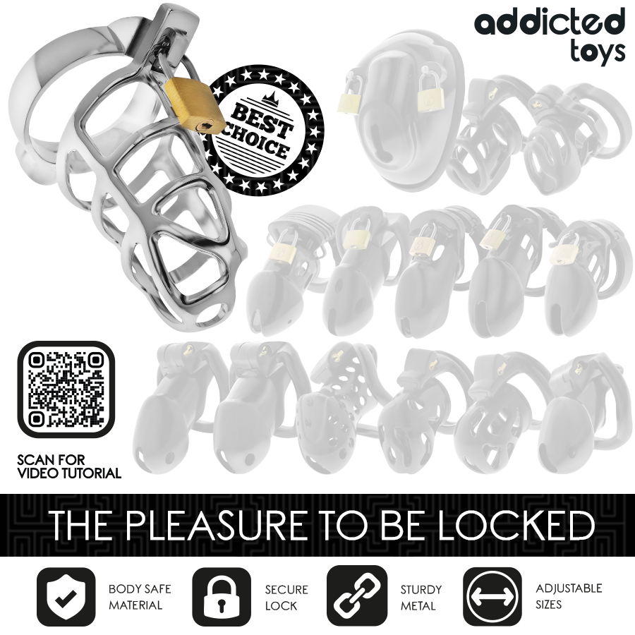 Silver Lock — Jaula para Pene de Metal
