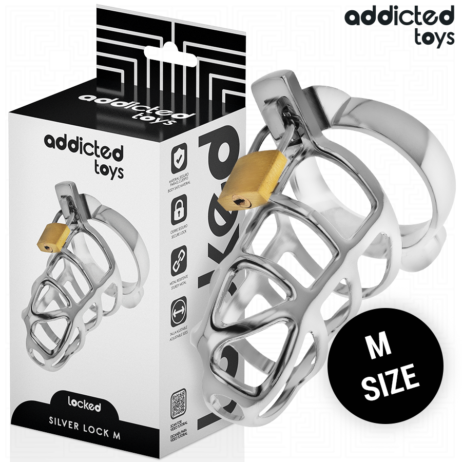 Silver Lock — Jaula para Pene de Metal