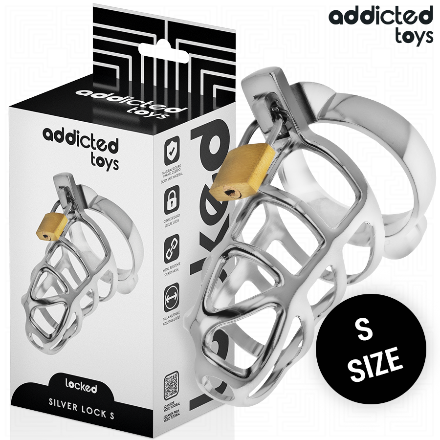 Silver Lock — Jaula para Pene de Metal