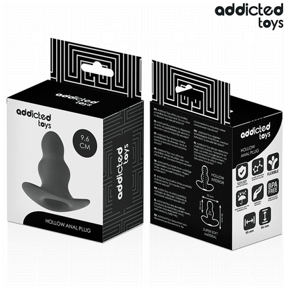 ADDICTED TOYS - PLUG ANAL HUECO SILICONA TALLA M 9,6 CM