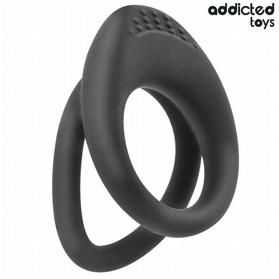 ADDICTED TOYS - ANILLO TEXTURIZADO DOBLE PARA EL PENE